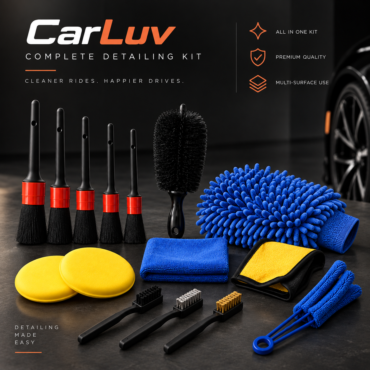 CarLuv Ultimate Detailers Set
